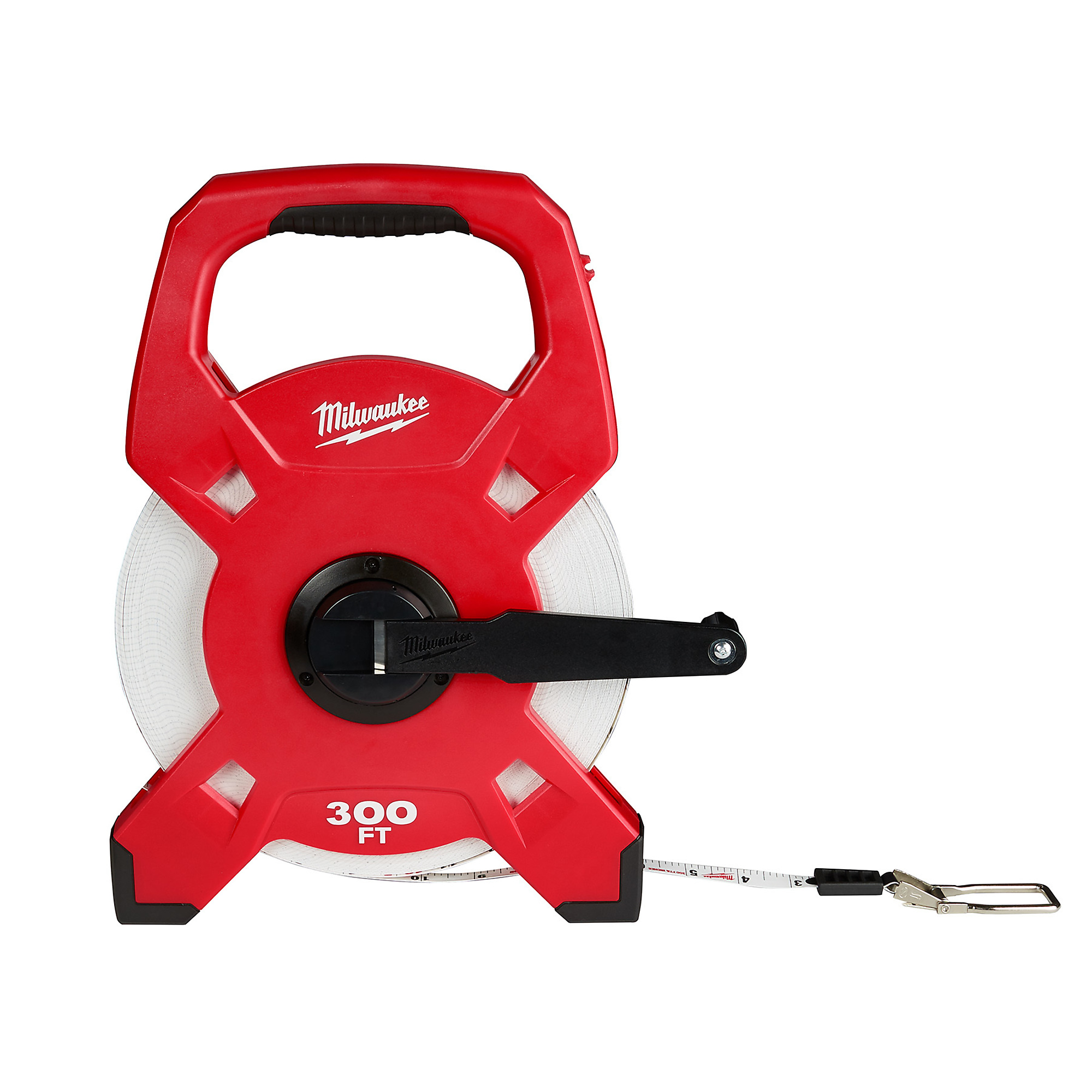 Milwaukee 300ft. Fiberglass Open Reel Long Tape Measure, Model# 48-22-5303